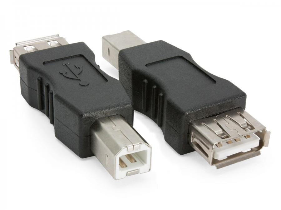 3006401-o1.jpg Adaptor USB 2.0 Type A Θηλυκό σε Type B Αρσενικό - Image 1