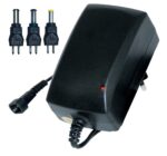 Τροφοδοτικό Πρίζας Switching Ρυθμιζόμενο 9÷15VDC 1.5A | 18/20/24VDC 1A με 3 Βύσματα Minwa MW-3G15GS