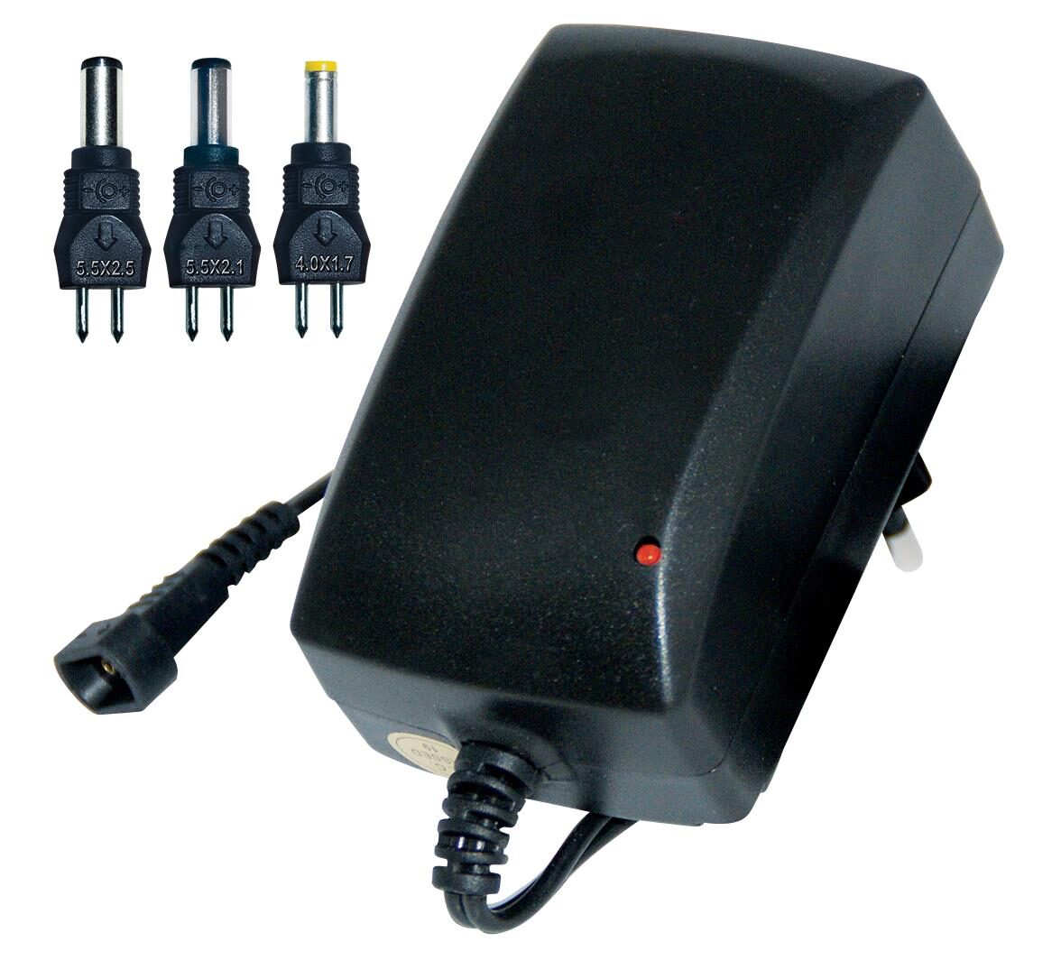 301550-o1.jpg Τροφοδοτικό Πρίζας Switching Ρυθμιζόμενο 9÷15VDC 1.5A | 18/20/24VDC 1A με 3 Βύσματα Minwa MW-3G15GS - Image 1