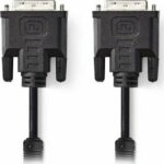 Καλώδιο DVI-D Single Link 18+1 Pin Αρσενικό σε Αρσενικό 5m Μαύρο E-Space NX5006/5