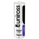 Uniross Μπαταρία Επαναφορτιζόμενη Li-Ion 18650 3.6V 3000mAh U1BT1830SP - Image 2