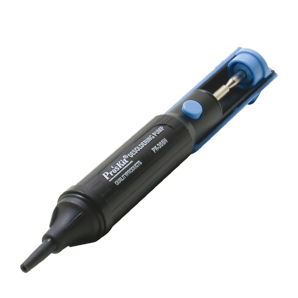 389566-o1.jpg ProsKit 8PK-366N-B Απορροφητική Τρόμπα Αποκόλλησης Πλαστική με Αντιστατική Μύτη 2.05mm Μαύρο/Μπλε - Image 1