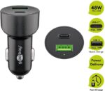 Goobay Φορτιστής Οχημάτων με USB-C Power Delivery 30W & USB-A Quick Charge 3.0 18W 39908