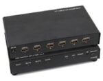 HDMI Switch 2 Εισόδων με Splitter 4 Εξόδων Μαύρο 04.004.0054