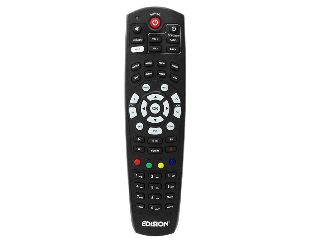 402344-o1.jpg Edision Universal 1 Τηλεχειριστήριο Universal για Ψηφιακούς Δέκτες Edision Μαύρο - Image 1