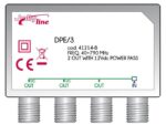 JollyLine Διακλαδωτής Ιστού TV 3 Εξόδων 40-790MHz με 2x Power Pass 41214-B - DPE/3 - Image 2