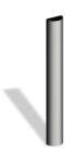 JollyLine Κανάλι Καλωδίων από Αλουμίνιο Βιδωτό 750x50x28mm Γκρι CC05/S