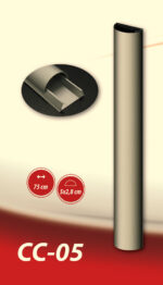 JollyLine Κανάλι Καλωδίων από Αλουμίνιο Βιδωτό 750x50x28mm Γκρι CC05/S - Image 2