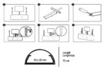 JollyLine Κανάλι Καλωδίων από Αλουμίνιο Βιδωτό 750x50x28mm Γκρι CC05/S - Image 3