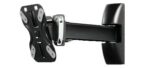 Βάση Τοίχου JollyLine για TV έως 23" 15kg Max με Βραχίονα & Λάστιχα Κραδασμών Μαύρη GUM-1323/2
