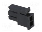 Βύσμα Molex Micro-Fit 3.0, 2 Pin Θηλυκό με Βήμα 3mm για Καλώδιο, Χωρίς Επαφές Molex 43025-0200 - Image 2