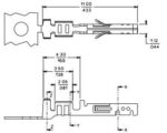 Επαφή Βυσμάτων Micro-Fit 3.0 με Βήμα 3.0mm Θηλυκή για Καλώδιο 0.2÷0.5mm Molex 430300007 - Image 2
