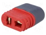 Βύσμα AM-1015 Τροφοδοσίας DC 25Α Θηλυκό 2 Pin Κολλητό για Καλώδιο 3mm Amass AM1015SE-F