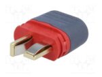 Βύσμα AM-1015 Τροφοδοσίας DC 25Α Αρσενικό 2 Pin Κολλητό για Καλώδιο 3mm Amass AM1015E-M