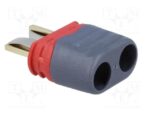Βύσμα AM-1015 Τροφοδοσίας DC 25Α Αρσενικό 2 Pin Κολλητό για Καλώδιο 3mm Amass AM1015E-M - Image 2