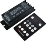 Controller για Ταινίες LED RGB 12/24VDC 144/288W IP20 με Τηλεχειριστήριο Αφής 3312