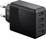 Goobay Ταχυφορτιστής Πρίζας με 4x USB-A 30W Max. Μαύρος 44953 - Image 2