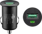 Goobay Ταχυφορτιστής Αυτοκινήτου 12/24VDC με 1x USB-A Quick Charge 3.0 18W 45162