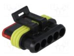 Βύσμα Οχημάτων Superseal 1.5 Θηλυκό 5 Pin IP67 Καλωδίου, Χωρίς Επαφές TE Connectivity 282089-1 - Image 2