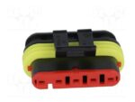 Βύσμα Οχημάτων Superseal 1.5 Θηλυκό 5 Pin IP67 Καλωδίου, Χωρίς Επαφές TE Connectivity 282089-1 - Image 3