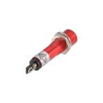 Ενδεικτική Λυχνία Neon Κόκκινη Φ7.5mm 12VDC IP20 με Ακροδέκτες Κόλλησης Ninigi NI-2FRD-12V - Image 2