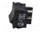 Διακόπτης Rocker OFF-(ON) 4 Pin DPST, 4A/250VAC, για Άνοιγμα 21.9x19.8mm Marquardt 1802.1221 - Image 3