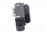 Βύσμα Micro USB 2.0 5 Pin Θηλυκό με Στεγανοποίηση IPX7 για PCB SMD Attend 207G-BD00 - Image 3