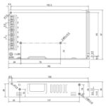 Τροφοδοτικό Switching 12VDC 12.5A 150W Μεταλλικό Mean Well LRS-150-12 - Image 2