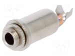 Βύσμα 3.5mm Stereo Θηλυκό για Panel Μεταλλικό JC-114