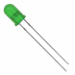 LED Πράσινο Φ5mm 12V 8÷20mcd 11.5mA 30° L-7113GD-12V Kingbright