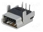 Βύσμα Mini USB 5 Pin Θηλυκό Κάθετο για PCB Molex 54819-0519