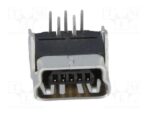 Βύσμα Mini USB 5 Pin Θηλυκό Κάθετο για PCB Molex 54819-0519 - Image 4