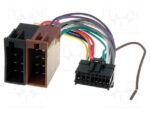 Καλωδίωση Αυτοκινήτου ISO για Pioneer 16 Pin Μαύρο-Καφέ 4Carmedia ZRS-116