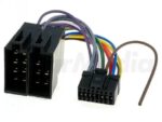Καλωδίωση Αυτοκινήτου ISO για Pioneer 16 Pin Μαύρο-Καφέ 4Carmedia ZRS-68