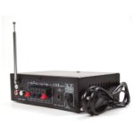 Megasound T1 Ραδιοενισχυτής Ήχου Stereo 2x20W RMS 4-16Ω FM/USB/SD/MIC/Bluetooth Μαύρος - Image 3
