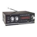 Megasound T2 Ραδιοενισχυτής Ήχου Stereo 2x20W RMS 4-16Ω FM/USB/SD/MIC/Bluetooth Μαύρος