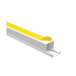 Κανάλι Καλωδίων Πλαστικό Αυτοκόλλητο 25x25mm Μήκος 2m Λευκό Vito 8000240-25025