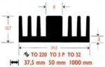 Ψύκτρα Αλουμινίου για Transistor TO-220/TO-3P/TO-32, 45x35x12mm 6K/W Μαύρη ΒΚ20 - Image 4