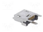 Βύσμα Micro USB 2.0 Type B 5 Pin Θηλυκό Κάθετο για PCB SMD Molex 105133-0011 - Image 2