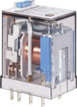 Ρελέ Ηλεκτρομαγνητικό 12VDC 7A 4 Επαφών N.O+N.C 14 Pin Βάσης Finder 55.34.9.012.0040