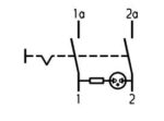 Διακόπτης Rocker OFF-ON 4 Pin DPST, Φωτιζόμενος Κόκκινος 20A/250VAC, για Άνοιγμα 30.6x22mm Marquardt 1835.3112 - Image 5