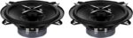 ADS QS-X502B Ζεύγος Ηχείων Αυτοκινήτου 2 Δρόμων 5.25" 80W 4Ω Μαύρα