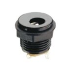 Βύσμα DC 5.5x2.1mm 0.5A Αρσενικό για Panel Φ11.5mm με Διακόπτη Lumberg NEB/J 21 C