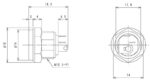 Βύσμα DC 5.5x2.1mm 0.5A Αρσενικό για Panel Φ11.5mm με Διακόπτη Lumberg NEB/J 21 C - Image 5