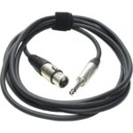 Καλώδιο 6.3mm Mono Αρσενικό σε XLR Θηλυκό 12m Μαύρο Tasker RF2112