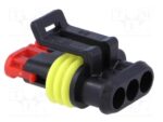 Βύσμα Οχημάτων Superseal 1.5 Θηλυκό 3 Pin IP67 Καλωδίου, Χωρίς Επαφές TE Connectivity 282087-1 - Image 2