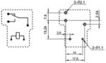 Ρελέ Ηλεκτρομαγνητικό 12VDC 20A 1 Επαφής για PCB NO+NC 5P Hongfa HF105F-1/012DT-1ZSTF - Image 3