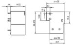 Ρελέ Ηλεκτρομαγνητικό 12VDC 20A 1 Επαφής για PCB NO+NC 5P Hongfa HF105F-1/012DT-1ZSTF - Image 4
