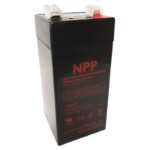 NPP Μπαταρία Μολύβδου 4V 4.5Ah 47x47x101mm Ακροδέκτες F1 4.8mm MK4-4.5NPP