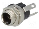 Βύσμα DC 5.5x2.1mm Αρσενικό για Panel Φ8mm PC-G2.1